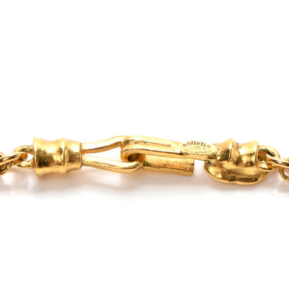 Chanel Chain CC Long Necklace Gold 4 of 5
