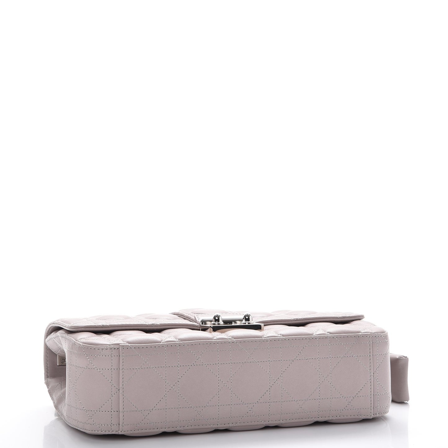 Lambskin Cannage Medium Miss Dior Flap Grey
