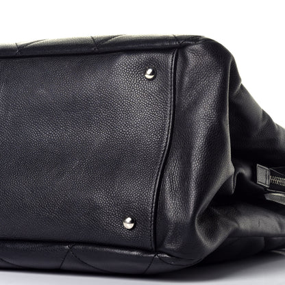 Chanel Soft Caviar Quilted CC Timeless Tote Black 8 of 9