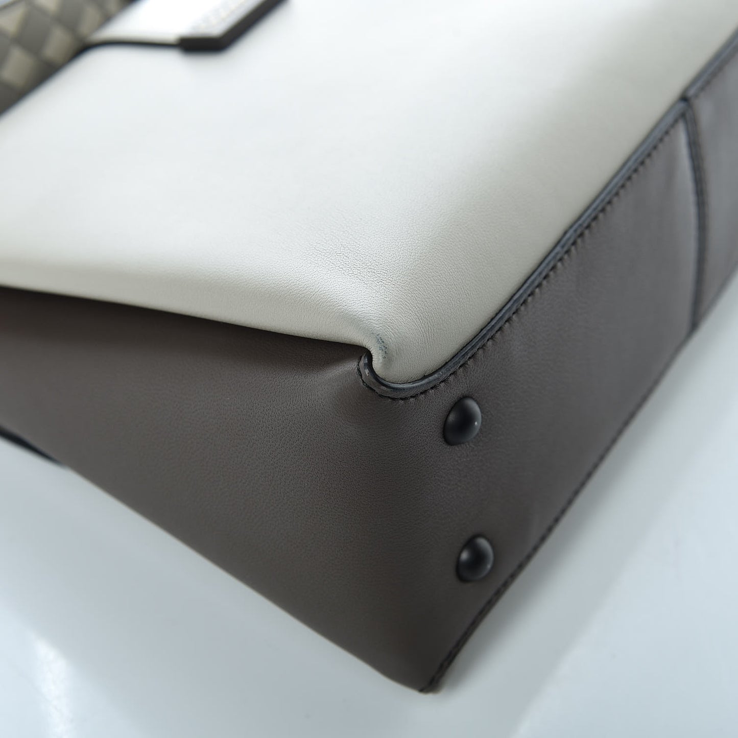 Nappa Small Piazza Bag Dark Cement Steel Cement