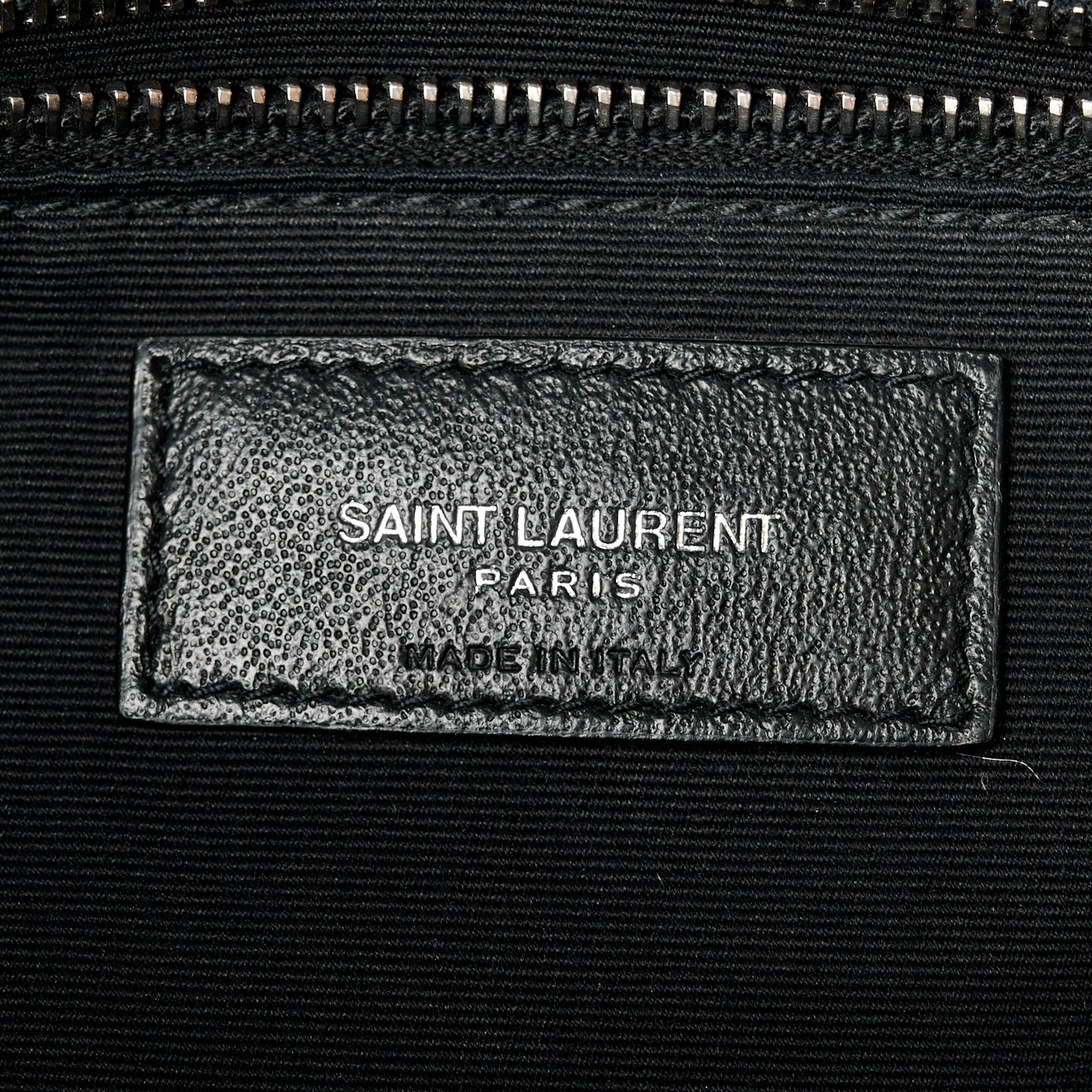 Lambskin Quilted Medium Loulou Puffer Monogram Chain Satchel Black