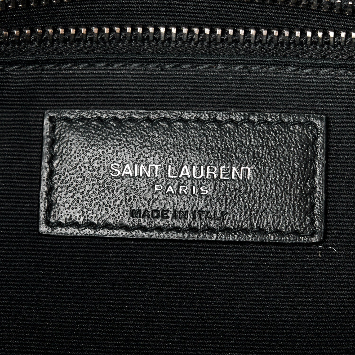 Saint Laurent Lambskin Quilted Medium Loulou Puffer Monogram Chain Satchel Black 8 of 12