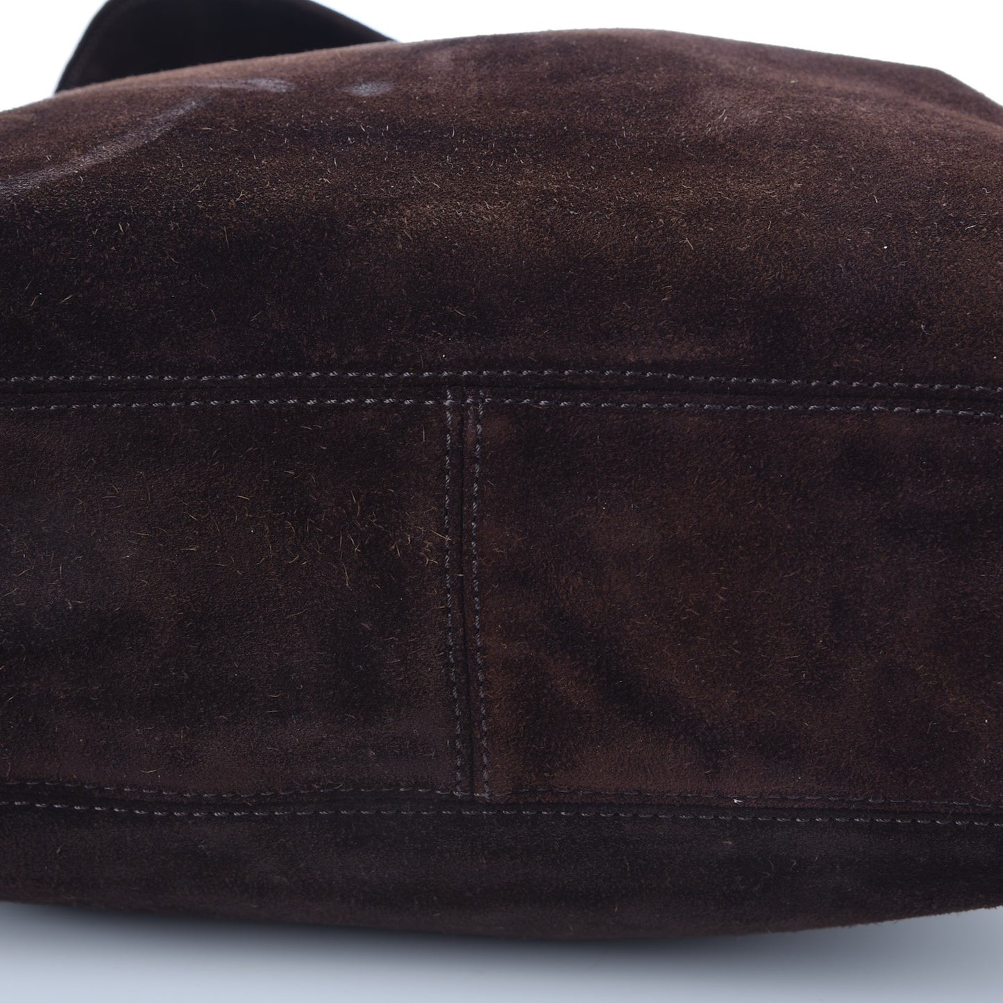 Suede Tassel CC Shoulder Bag Brown