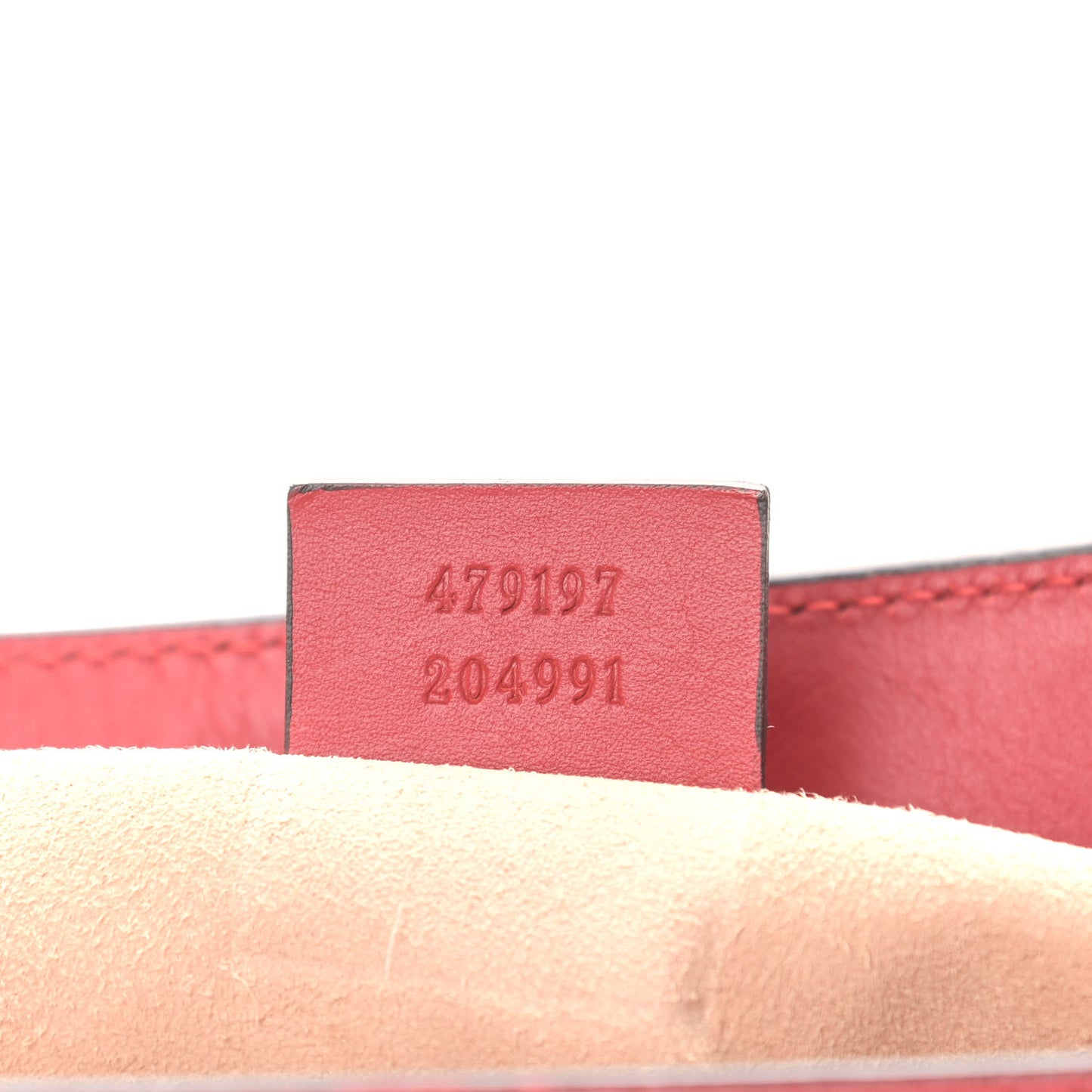 GG Supreme Monogram Medium Padlock Tote Hibiscus Red