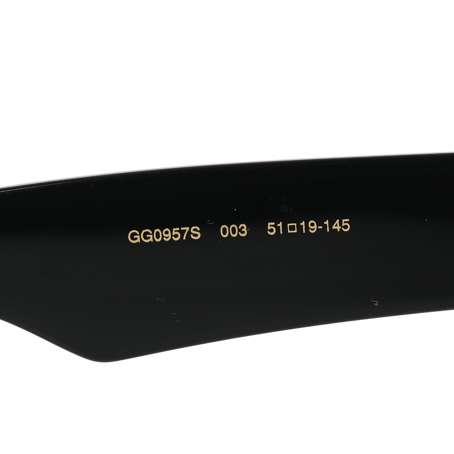 Acetate Cat Eye Sunglasses GG0957S Black