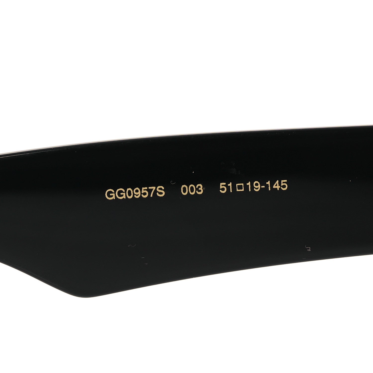 Gucci Acetate Cat Eye Sunglasses GG0957S Black 5 of 8