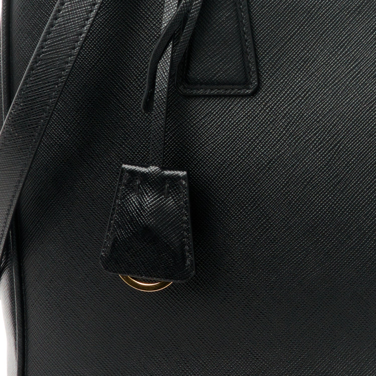 Prada Saffiano Lux Medium Tote Black 11 of 13