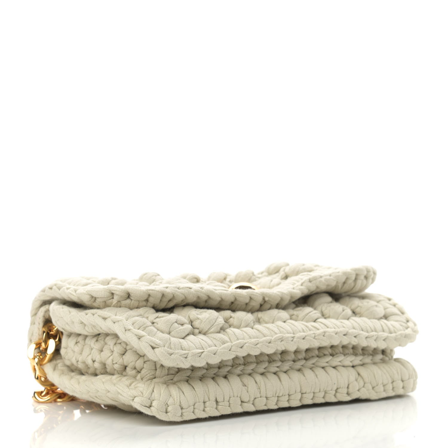 Bottega Veneta Jersey Crochet Shoulder Bag Plaster 4 of 10