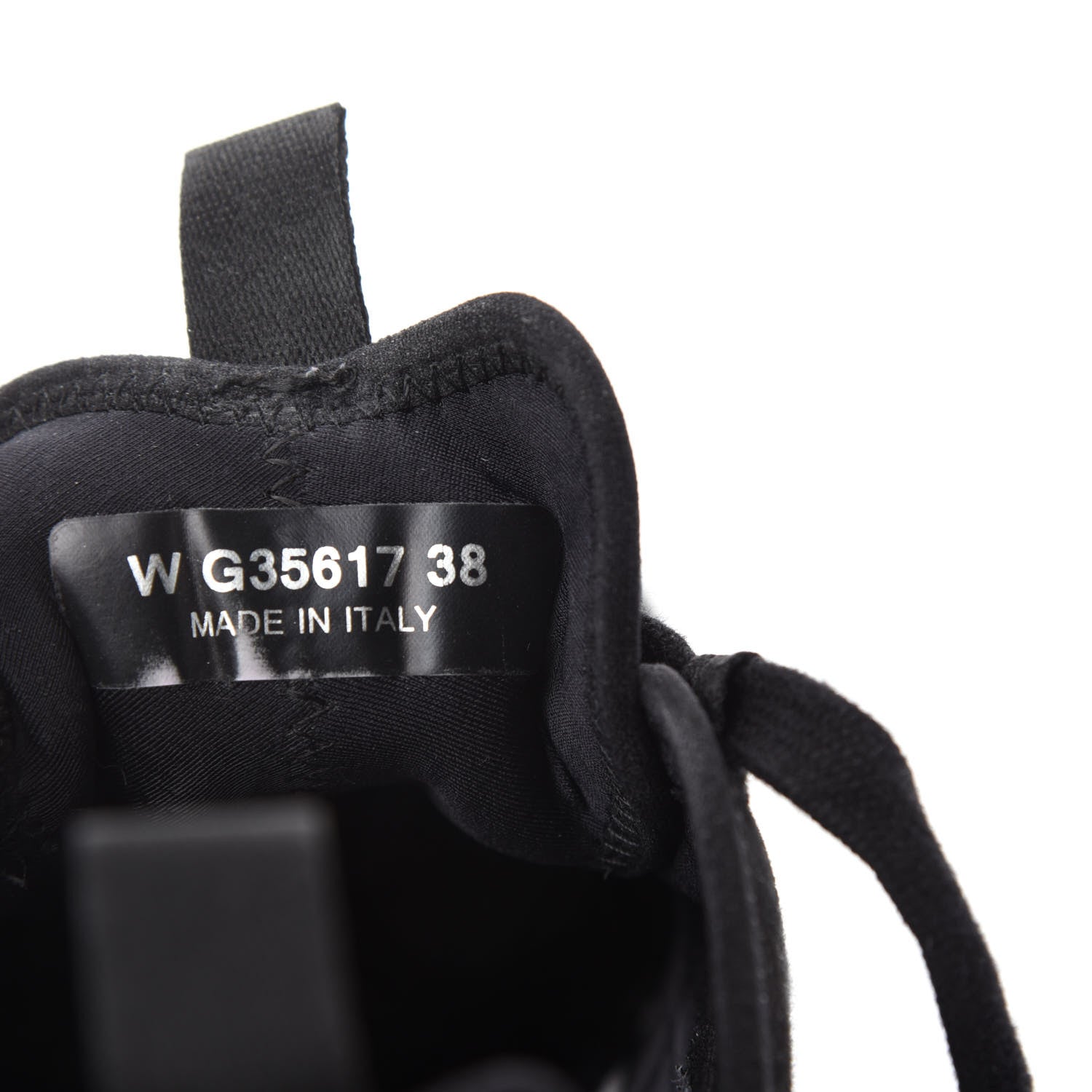 Chanel Fabric Calfskin Suede CC Sneakers 38 Black 9 of 10