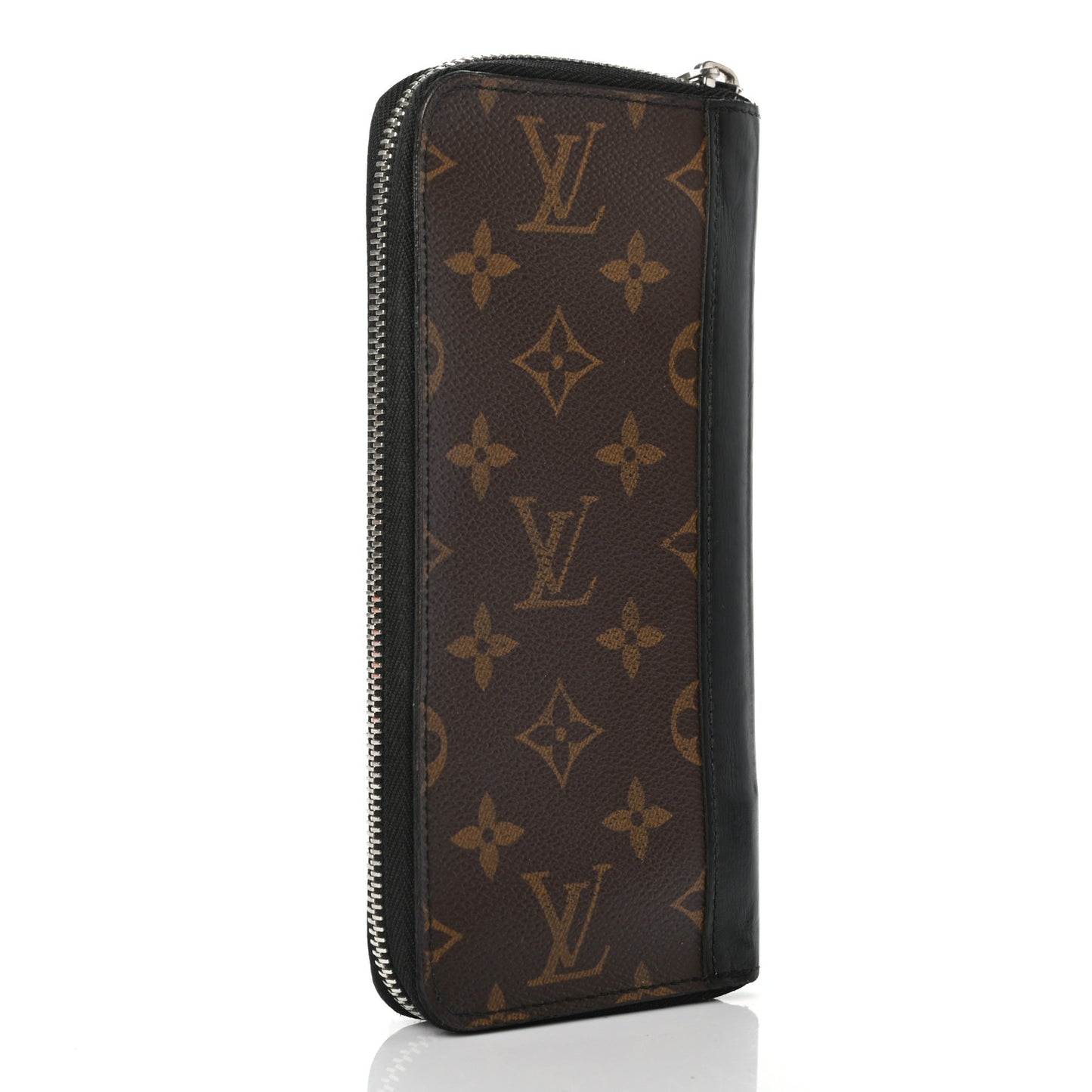 Monogram Macassar Vertical Zippy Wallet