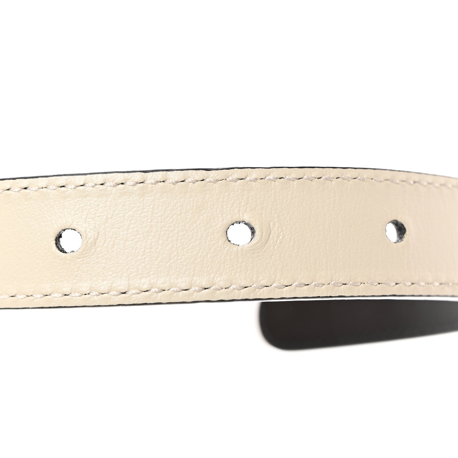 Gucci Plutone Calfskin Double G Reversible 20mm Belt 95 38 Black White 5 of 7