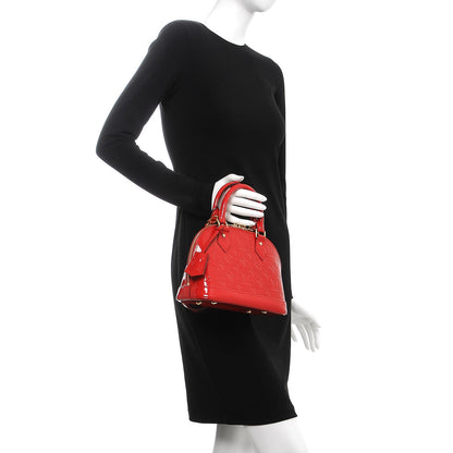 Louis Vuitton Vernis Alma BB Cherry 3 of 8