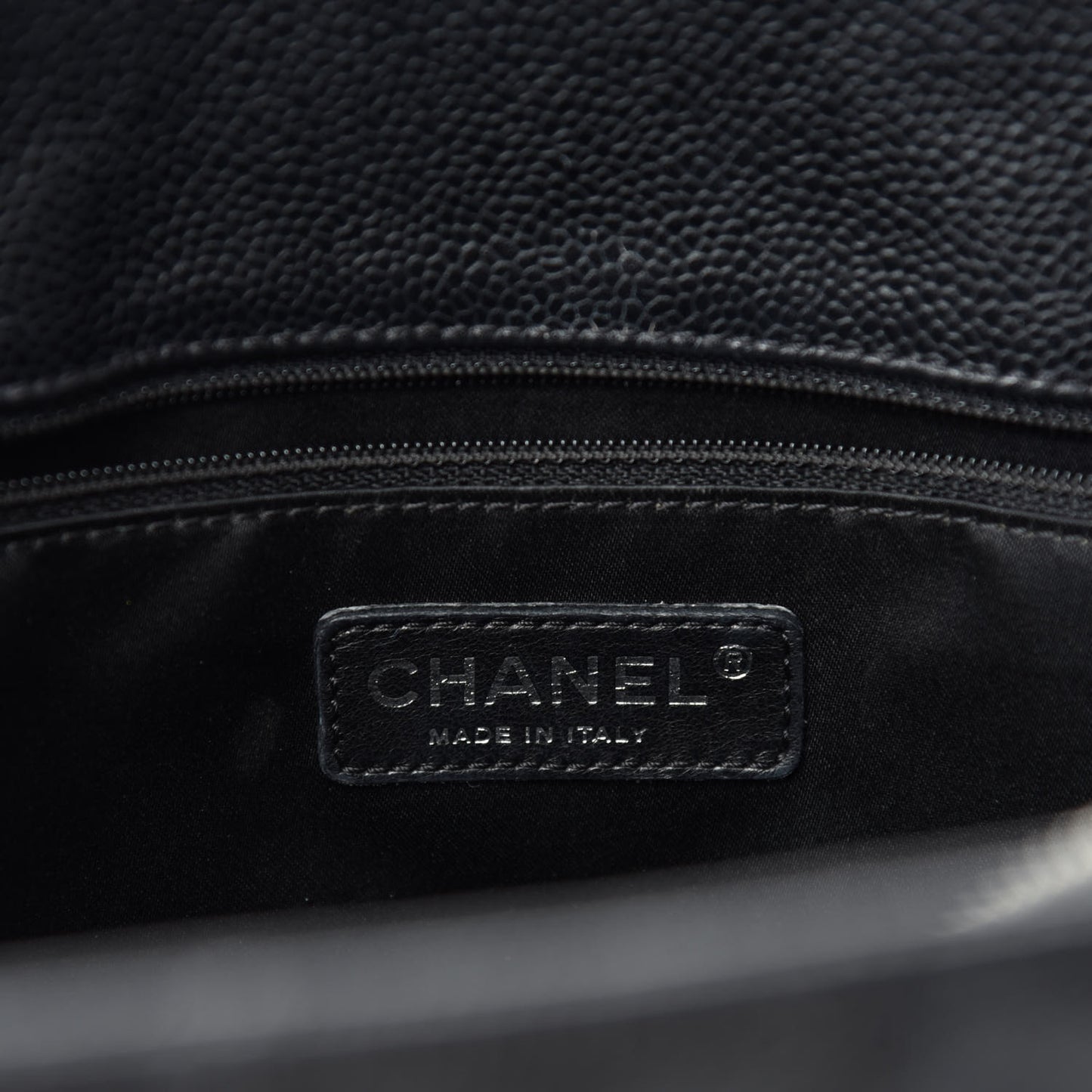 Caviar Quilted Grand Shopping Tote GST Black