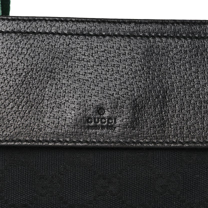 Gucci Monogram Web Belt Pouch Bag Black 8 of 12