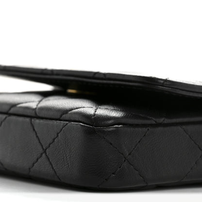 Chanel Lambskin Enamel Quilted Coco Hearts Clutch With Chain Black 11 of 12