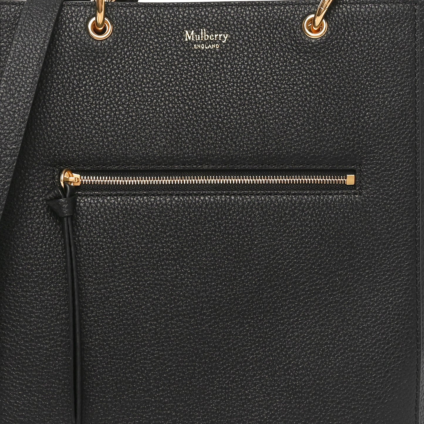 Classic Grain Small Maple Tote Black