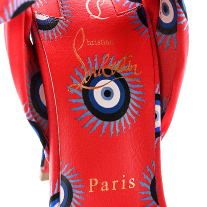 Christian Louboutin Crepe Satin Greekaba Du Desert 100 Sandal 40 Red 7 of 7