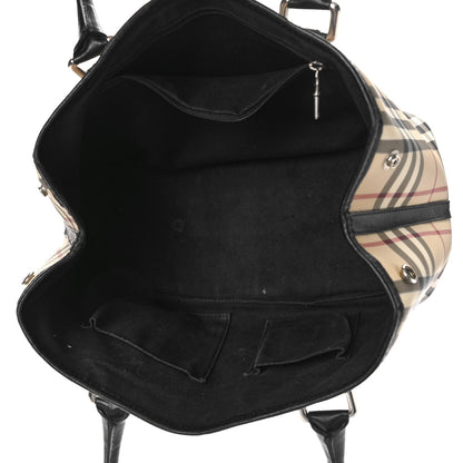 Burberry House Check Buckle Tote Black 4 of 12