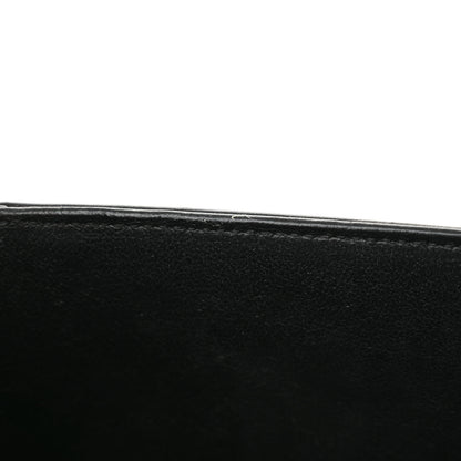 Saint Laurent Box Calfskin Monogram Medium Solferino Satchel Black 12 of 15