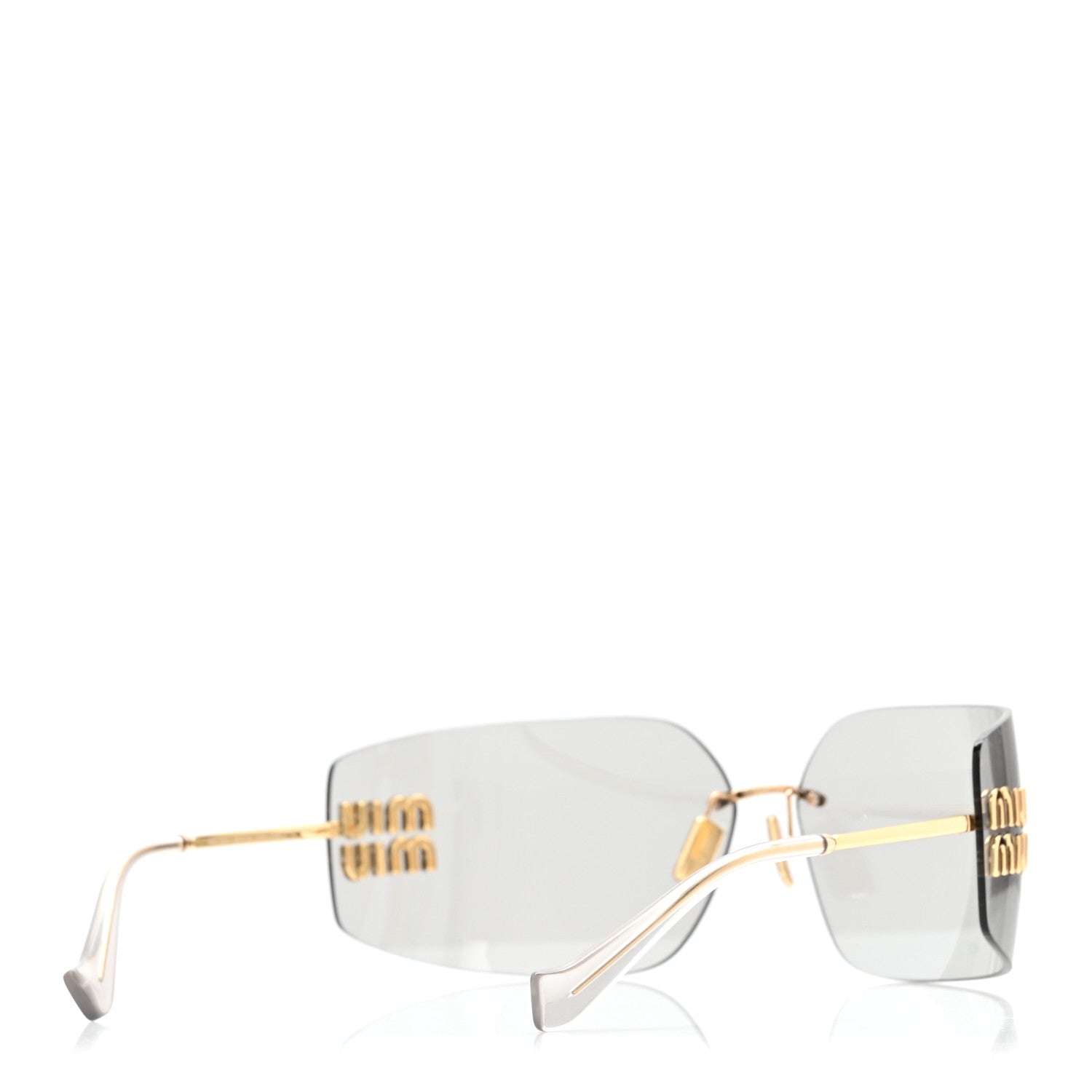 Miu Miu Metal Aube Sunglasses SMU54Y Light Gray 4 of 7