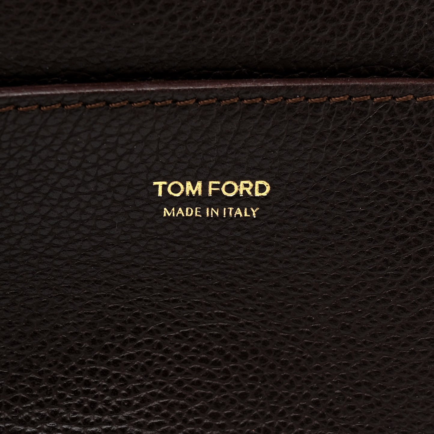 Grained Calfskin Medium Jennifer Crossbody Bag Brown