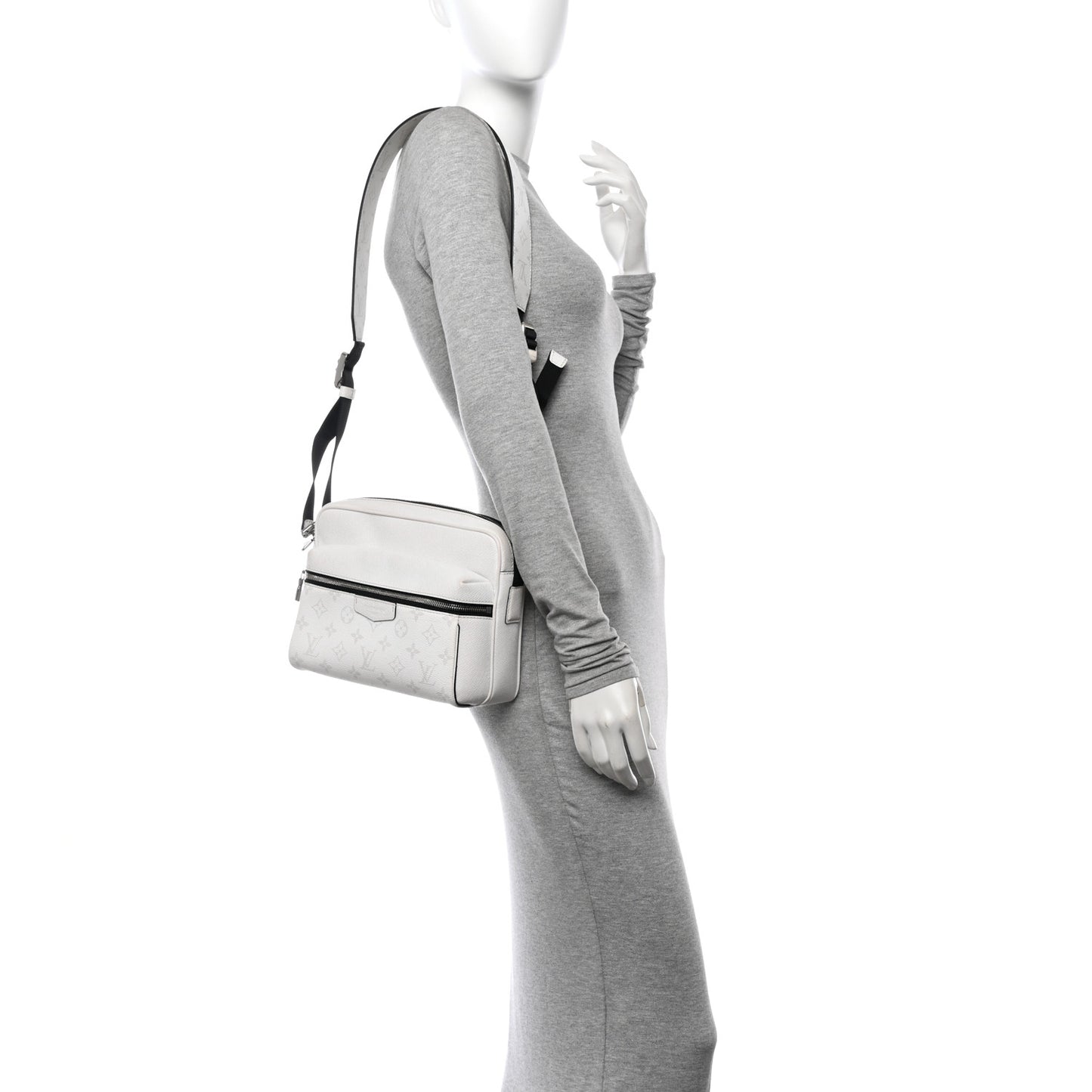 Taiga Monogram Outdoor Messenger White