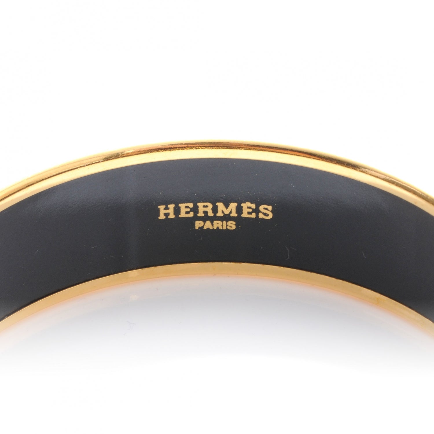 Hermes Enamel Printed Lion Wide Bracelet 65 4 of 6