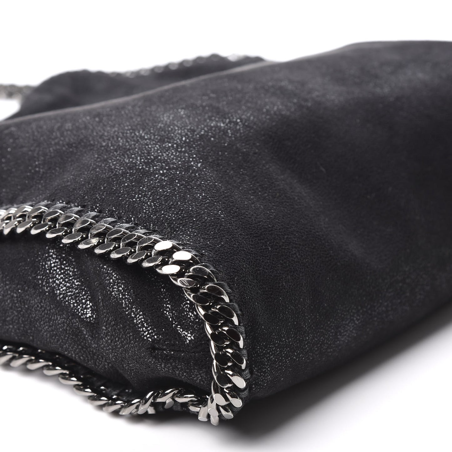 Shaggy Deer Small Falabella Tote Black