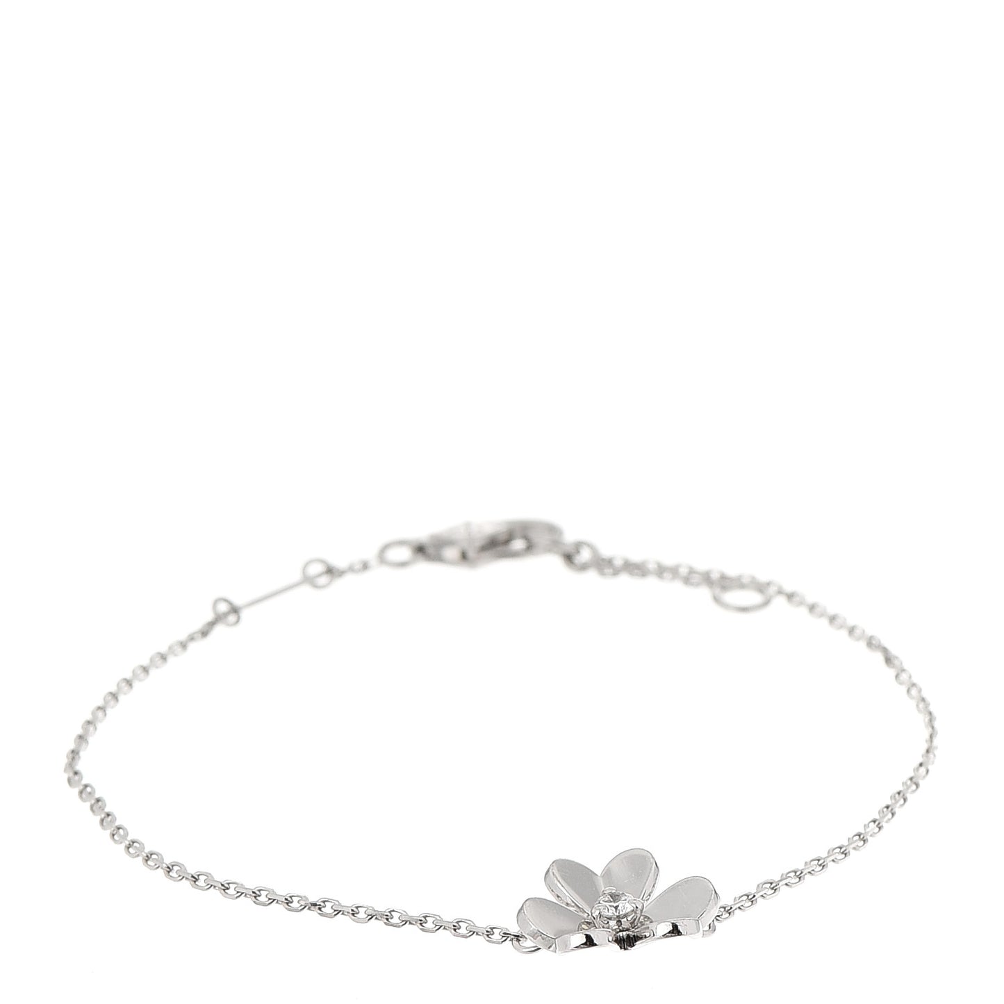 18K White Gold Diamond Mini Frivole Bracelet