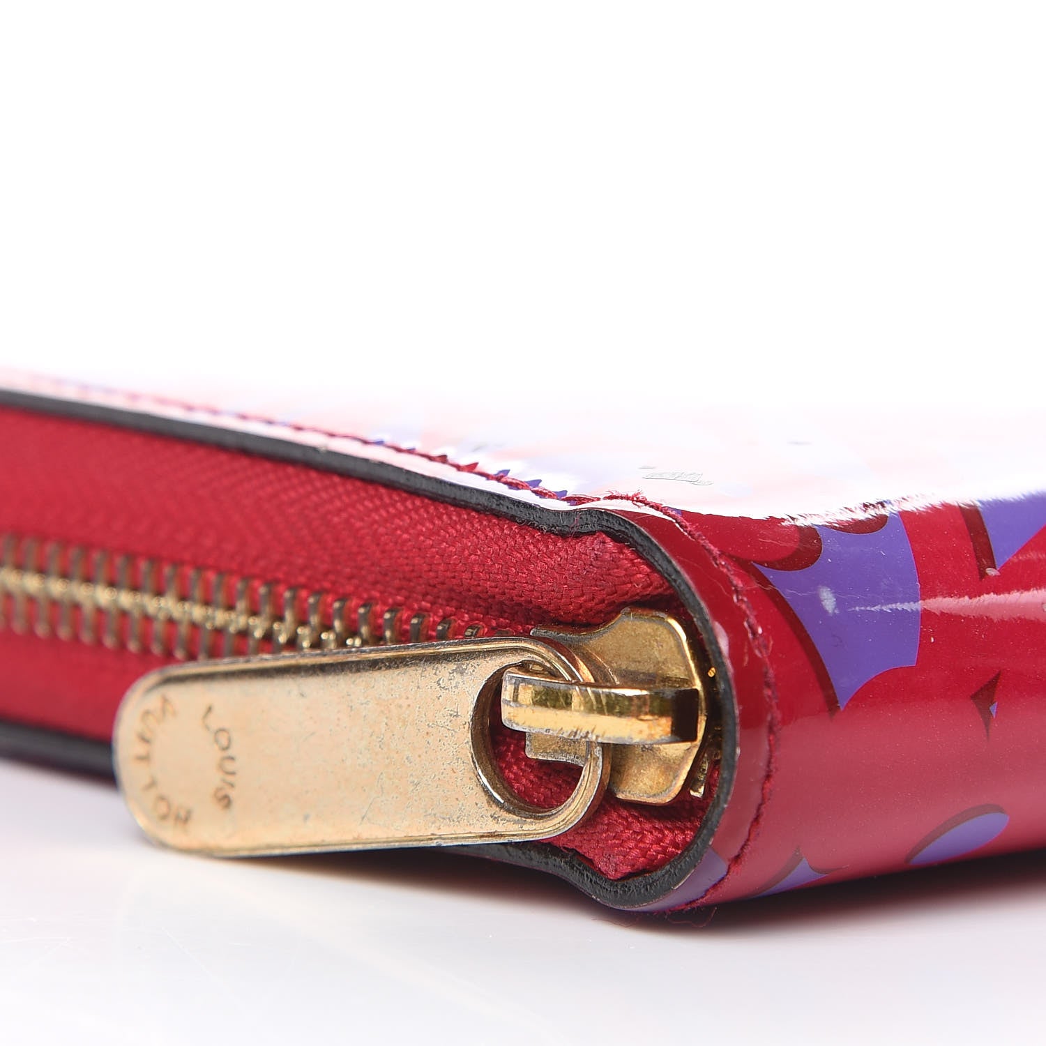 Louis Vuitton Patent Sweet Monogram Zippy Wallet Rose Indien 7 of 13
