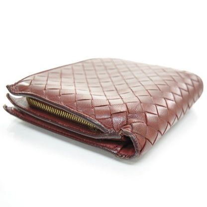 Bottega Veneta Nappa Intrecciato French Compact Wallet Pink 5 of 9