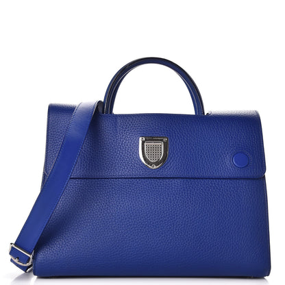 Christian Dior Bullcalf Medium Diorever Flap Yves Klein Blue 1 of 9