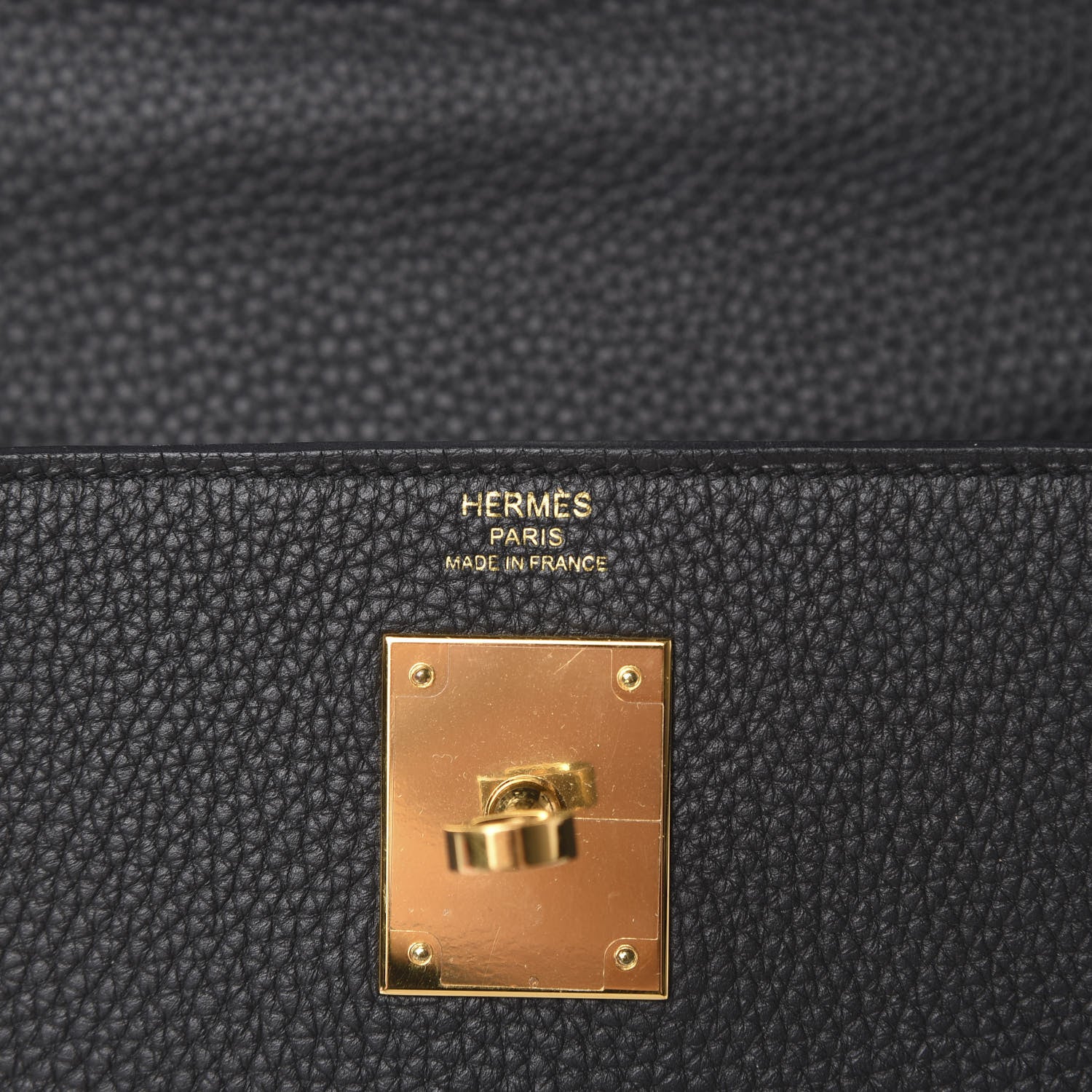 Hermes Togo Kelly Retourne 28 Black 5 of 12