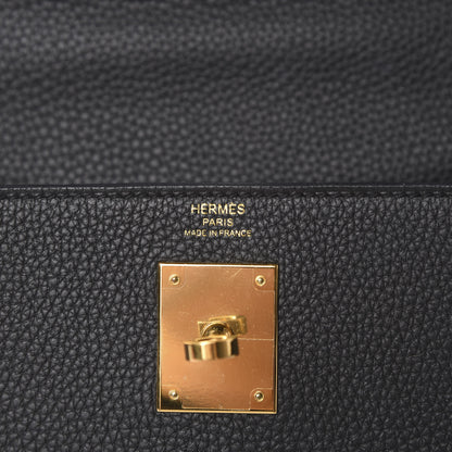 Hermes Togo Kelly Retourne 28 Black 5 of 12