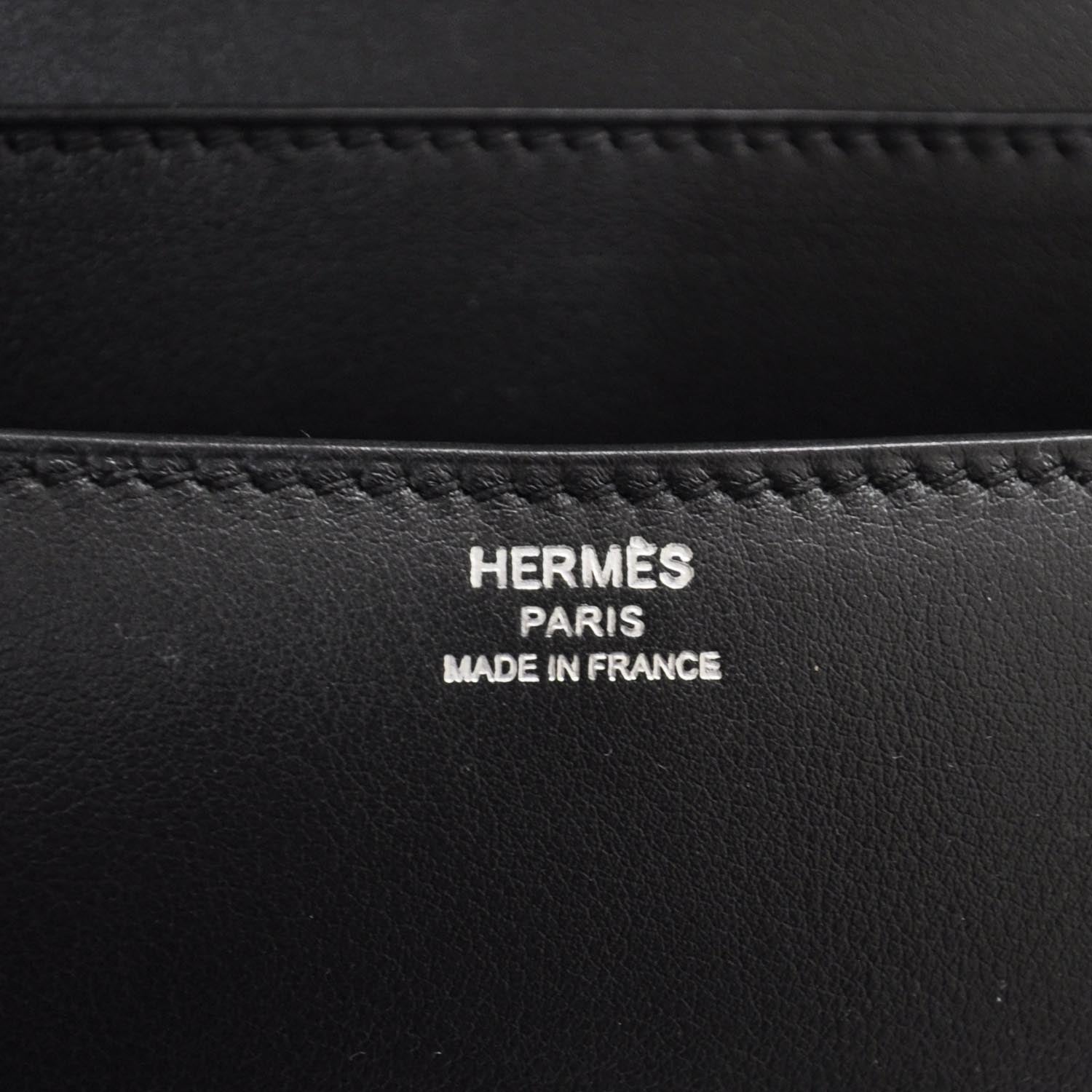 Hermes Veau Swift Constance Elan 25 Black 8 of 8