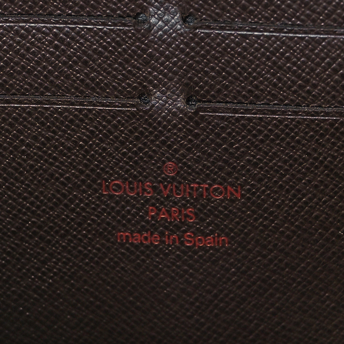 Damier Ebene Zippy Wallet