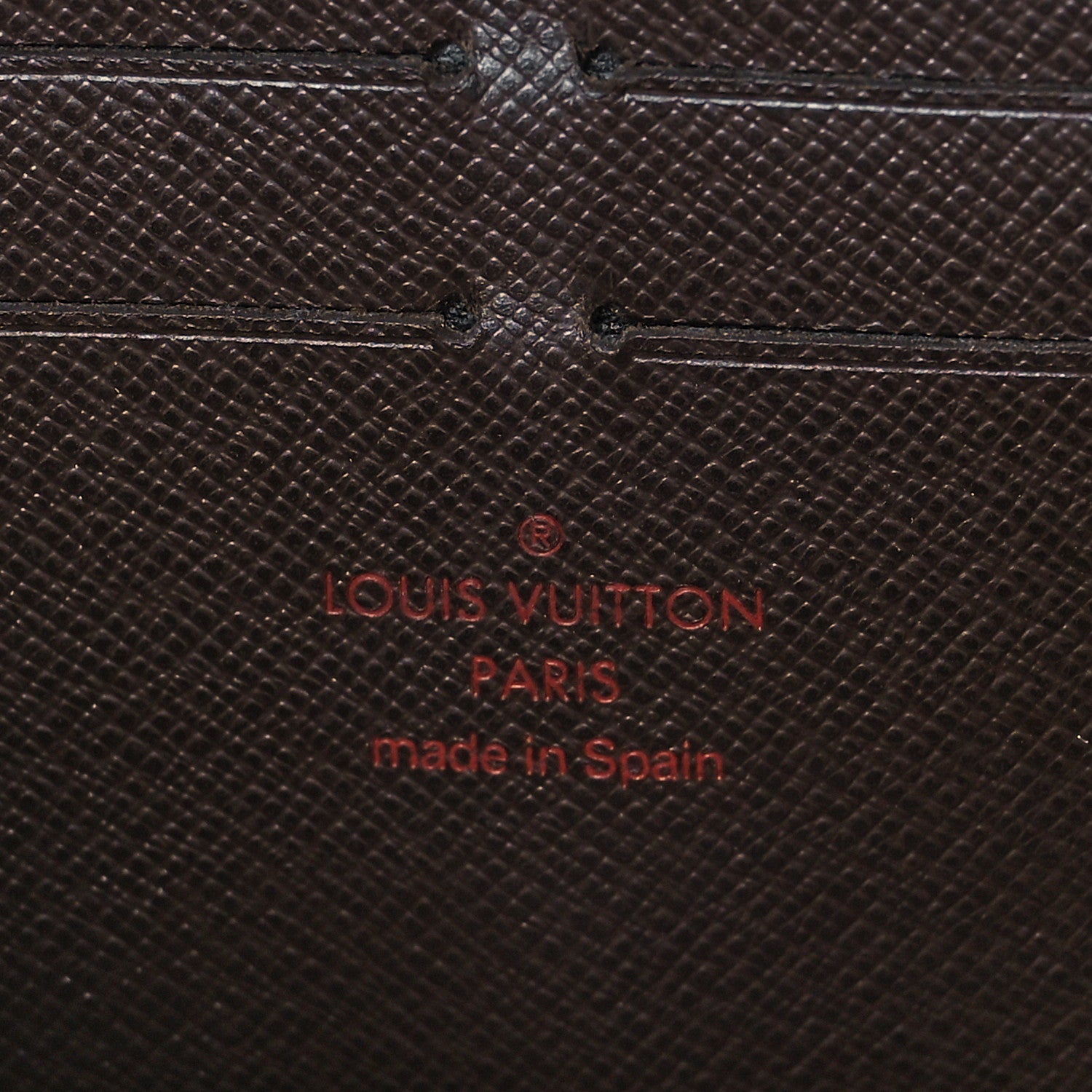 Louis Vuitton Damier Ebene Zippy Wallet 6 of 10
