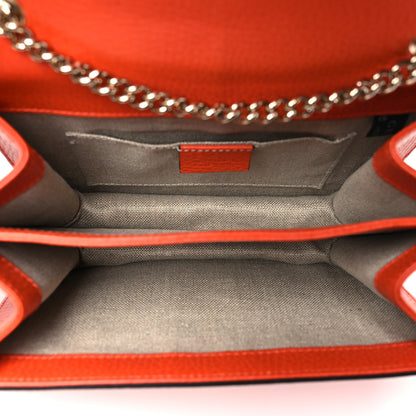 Gucci Dollar Calfskin Small Interlocking G Shoulder Bag Sun Orange 5 of 10