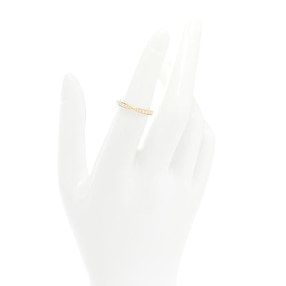 Tiffany 18K Rose Gold Diamond Harmony Band Ring 50 5.25 2 of 4