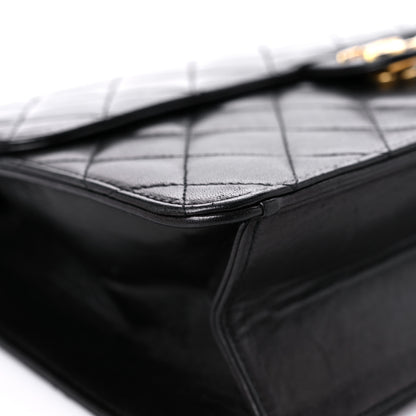 Chanel Lambskin Quilted Medium Single Flap Black 7 of 22