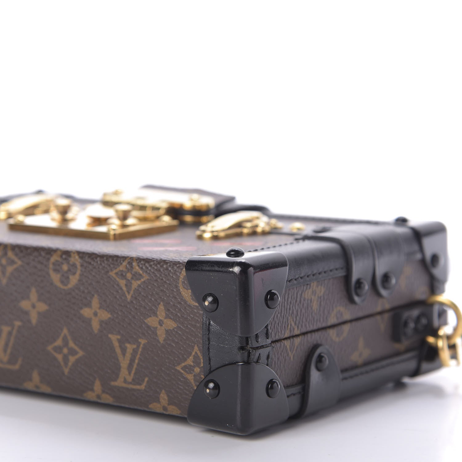 Louis Vuitton Monogram Petite Malle Black 6 of 7