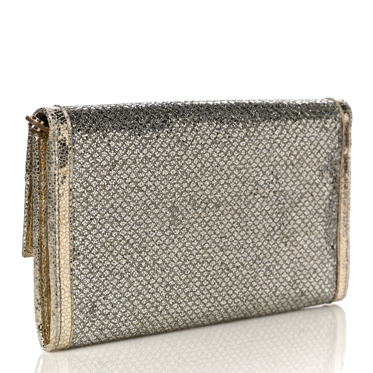 Glitter Fabric Reese Clutch Wallet Metallic