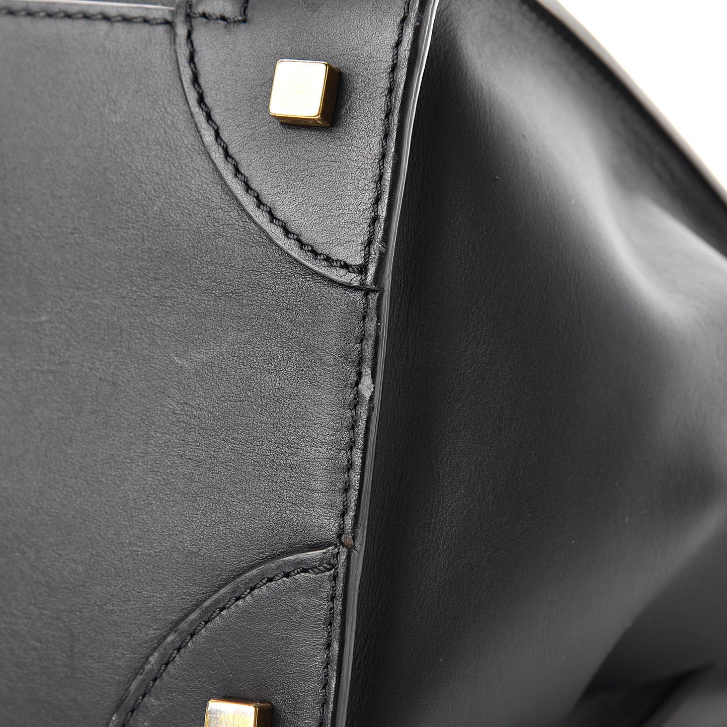 Smooth Calfskin Mini Luggage Black