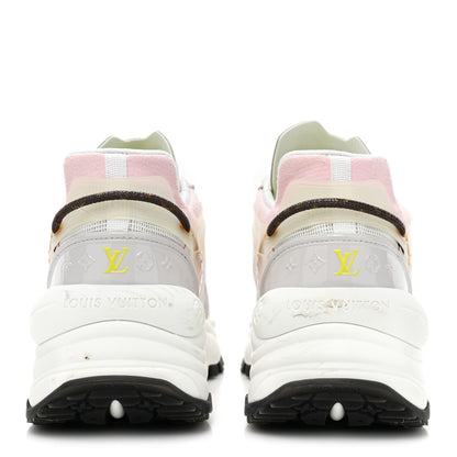 Louis Vuitton Monogram Calfskin Run 55 Sneakers 35.5 White 4 of 10