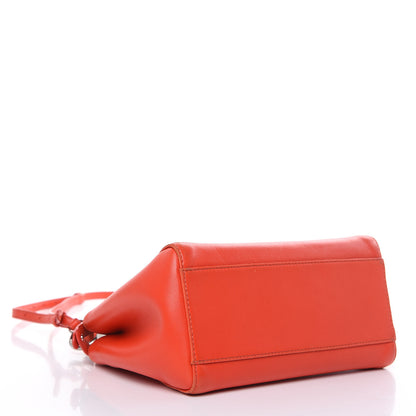 Fendi Nappa Mini Peekaboo Iconic Satchel Papavero 4 of 18