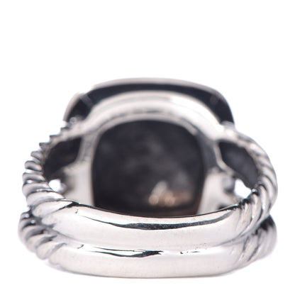 David Yurman Sterling Silver 18K Yellow Gold 11mm Albion Dome Ring 54 7 4 of 5