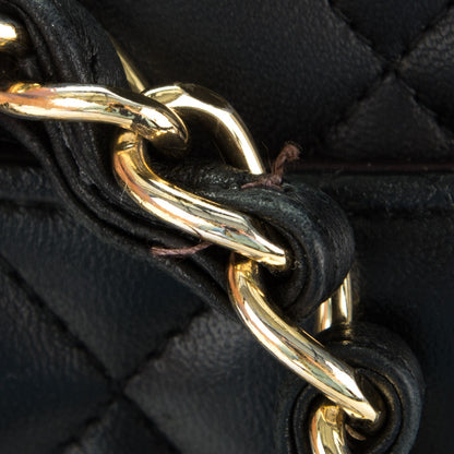 Chanel Lambskin Quilted Jumbo Double Flap Black 9 of 9