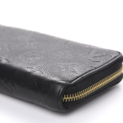 Louis Vuitton Empreinte Zippy Wallet Black 9 of 9