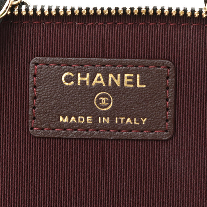 Chanel Lambskin Quilted Small Vanity Case With Chain Black 6 of 9