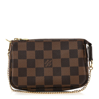 Louis Vuitton Damier Ebene Mini Pochette Accessories 1 of 8